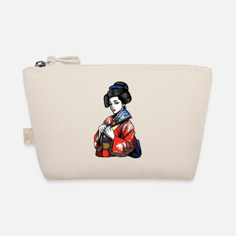 Japan Geisha - Bio-Täschchen - Natur