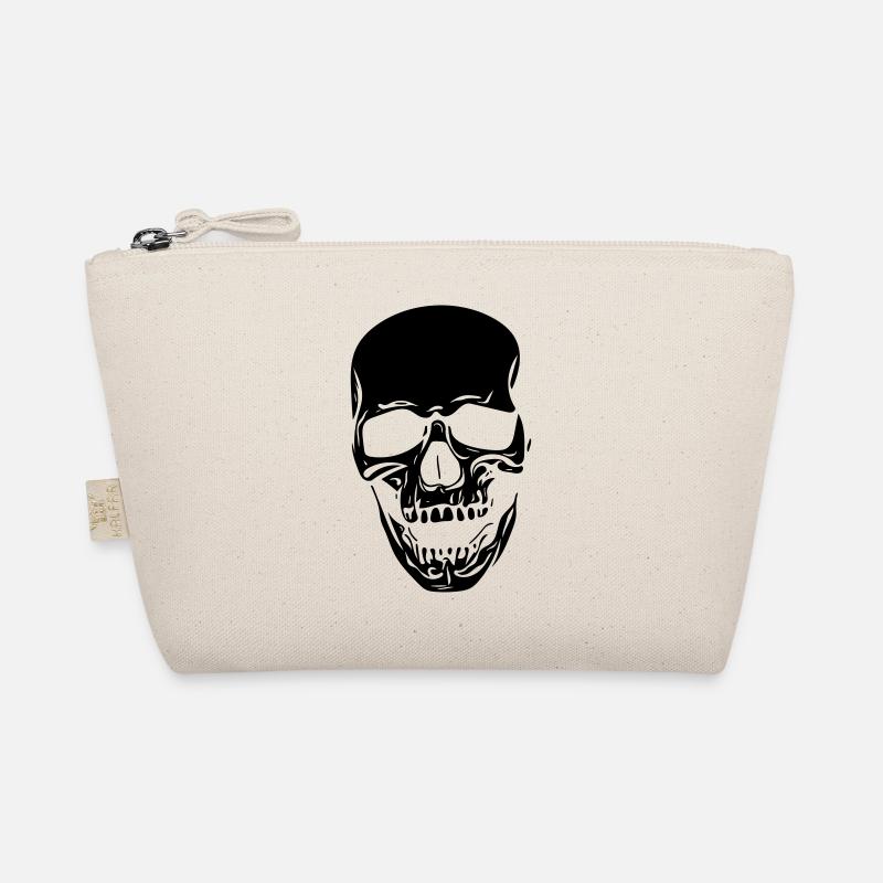 Skull in vintage look Organic Pouch
