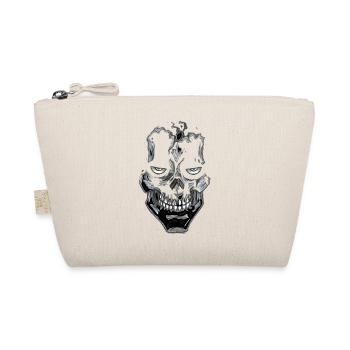 Skull Shine Gothic Skull - Organic Pouch - nature - Front