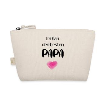 Ich hab den besten Papa - Bio-Täschchen - Natur - Vorne