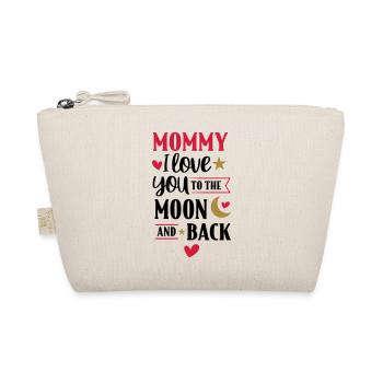 I love you to the moon & back Cadeau pour maman - Trousse biologique - nature - Devant