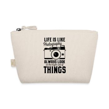Life is Like Photography - Bio-Täschchen - Natur - Vorne