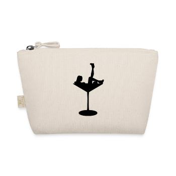 Silhouette noire avec femme en coupe de - Trousse biologique - nature - Devant