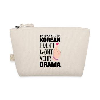 Kdrama K-Drama K Drama Seoul Kpop K-Pop Hallyu - Bio-Täschchen - Natur - Vorne