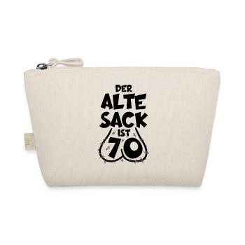 LUSTIG 70 JAHRE ALTER SACK 70. GEBURTSTAG - Bio-Täschchen - Natur - Vorne