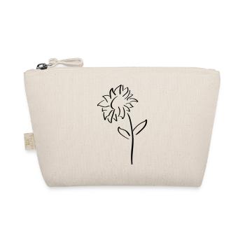 Sunflower Line Art - Minimaliste - Trousse biologique - nature - Devant