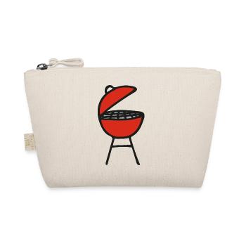 Grill Grillen Zeichnung - Bio-Täschchen - Natur - Vorne