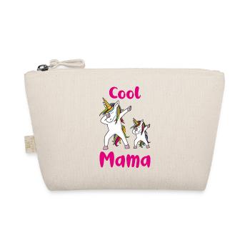Licorne avec enfant Cool Mama - Trousse biologique - nature - Devant