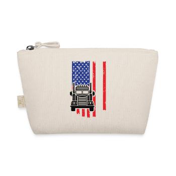 USA LKW - Bio-Täschchen - Natur - Vorne
