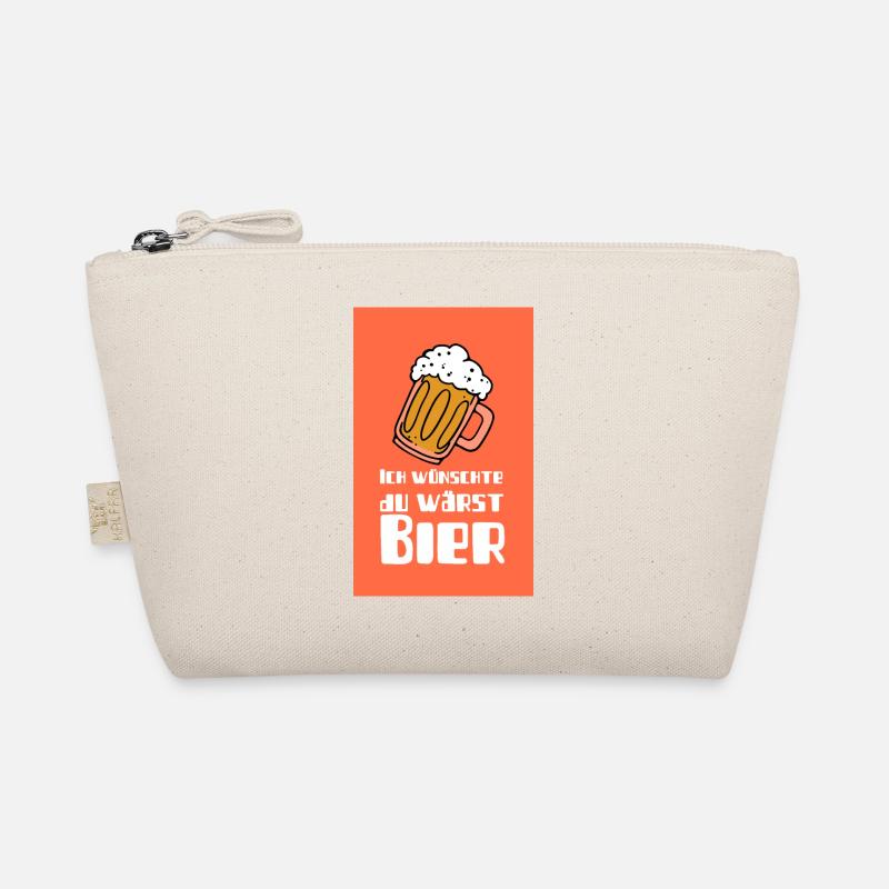 Ich wünschte du wärst Bier Bio-Täschchen