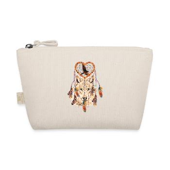 Wolf Dream Catcher Heart Falcon - Trousse biologique - nature - Devant