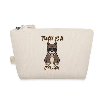 Today is a cool Day Dog - Organic Pouch - nature - Front