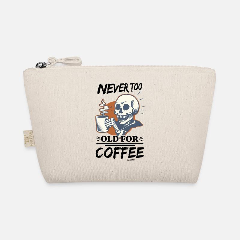 Kaffee Espresso Capuccino Büro lustiges Geschenk - Bio-Täschchen - Natur