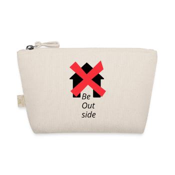 Be Outside logo - Bio-Täschchen - Natur - Vorne