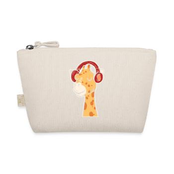 Girafe Musique Listening Music Lovers Cadeau - Trousse biologique - nature - Devant