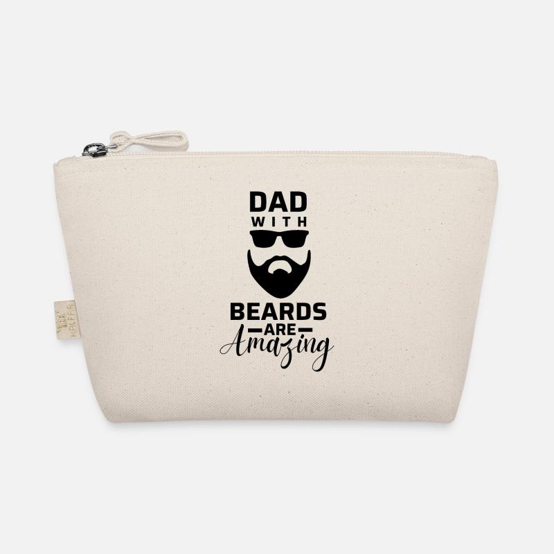 Papa mit Bärten sind unglaublich. Bio-Täschchen