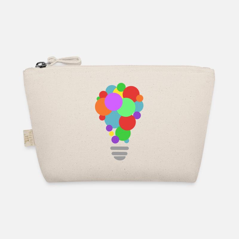 CREATIVITY lightbulb Bio-Täschchen