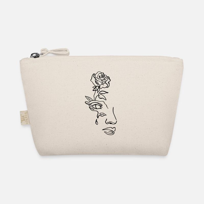 Flowerhead - Organic Pouch - nature