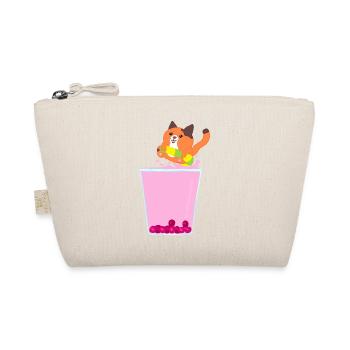 Bubble tea cat - Organic Pouch - nature - Front