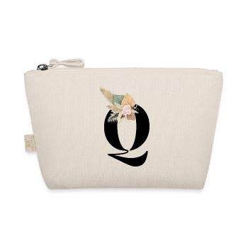 lettre Q fleuris - Trousse biologique - nature - Devant