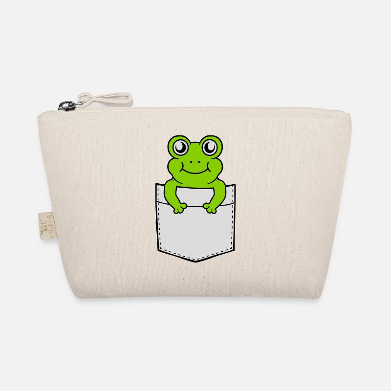 Breast pocket small sweet frog Organic Pouch