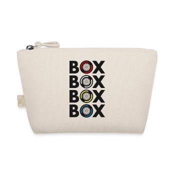 Box Box Box Box Grand Prix Tyres Compound Design - Organic Pouch - nature - Front