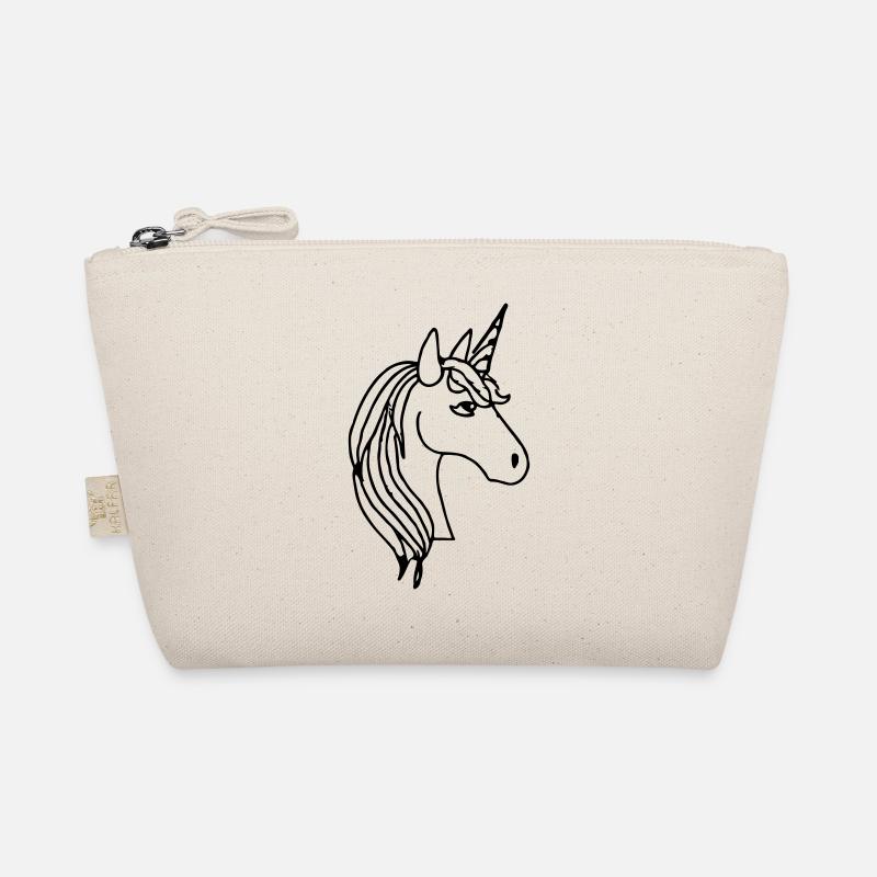Unicorn Illustration Line Art Idée cadeau Trousse biologique
