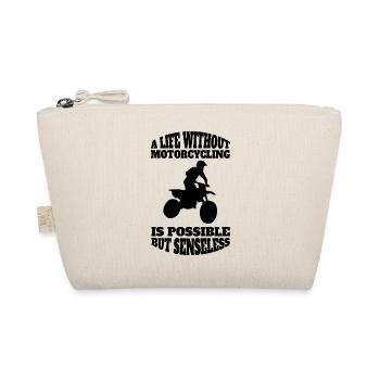Moto Cyclomoteur Cadeau Motocycliste Motocross - Trousse biologique - nature - Devant