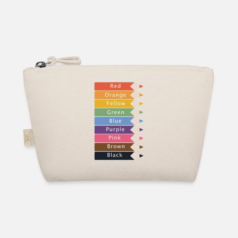 Bunte Stifte Bio-Täschchen
