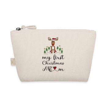 My First Christmas as Mom - Organic Pouch - nature - Front