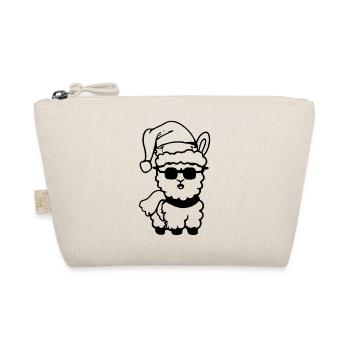 Alpaga Père Noël Cadeau de Noël - Trousse biologique - nature - Devant