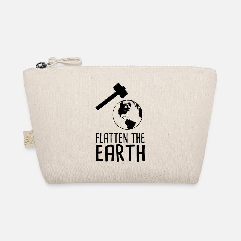 Flatten The Earth Bio-Täschchen