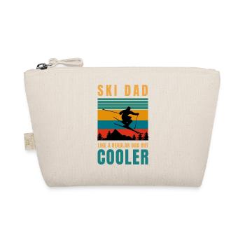 ski dad like regular dad but cooler - Organic Pouch - nature - Front