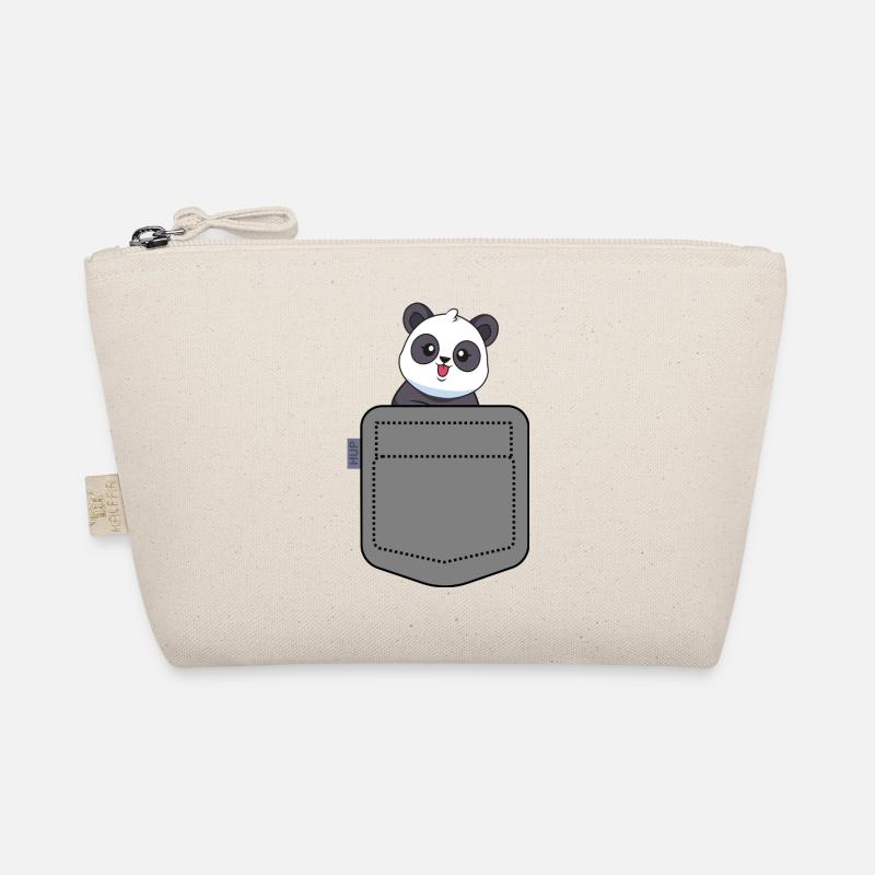 Panda in der Tasche Bio-Täschchen