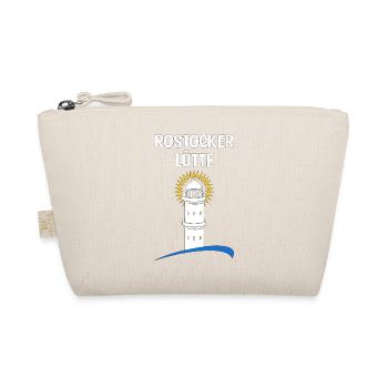 Rostocker Lütte Heimat Stolz Geschenk - Bio-Täschchen - Natur - Vorne