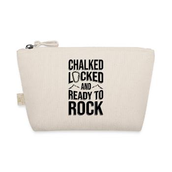 Chalked Locked And Ready To Rock Rock Climber Boul - Bio-Täschchen - Natur - Vorne
