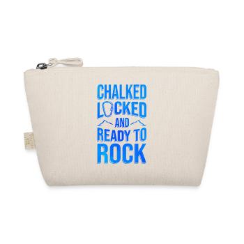 Chalked Locked And Ready To Rock Rock Climber Boul - Bio-Täschchen - Natur - Vorne