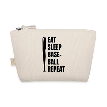 Baseball Baseballteam Baseballer Baseballspieler - Bio-Täschchen - Natur - Vorne