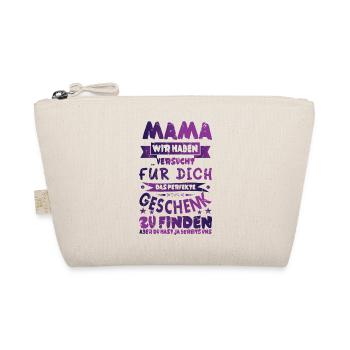 Geschenk für Mama - Bio-Täschchen - Natur - Vorne