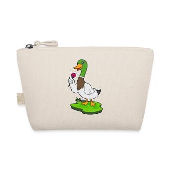 Ente Dart Dartpfeil - Bio-Täschchen - Natur - Vorne