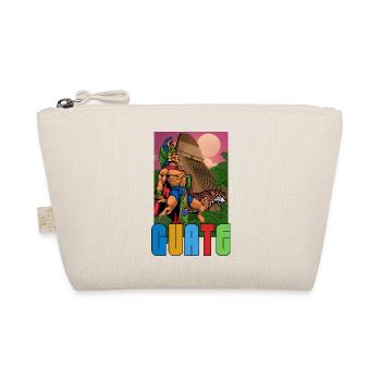 Guatemala Guatemalan Flagge DNA I Geschenk - Bio-Täschchen - Natur - Vorne
