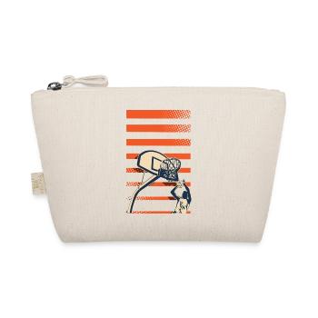 Basketball basketball players - Organic Pouch - nature - Front