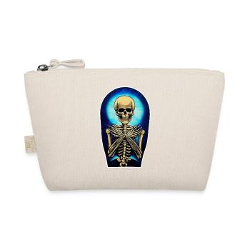 squelette style peinture acrylique - skate - Trousse biologique - nature - Devant
