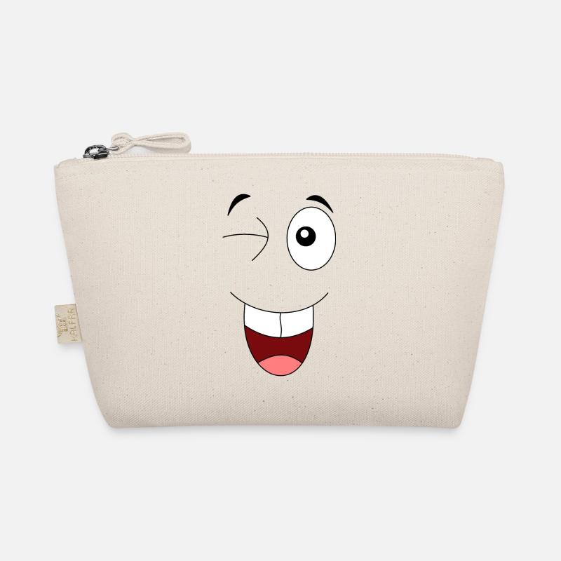 Wink face Organic Pouch