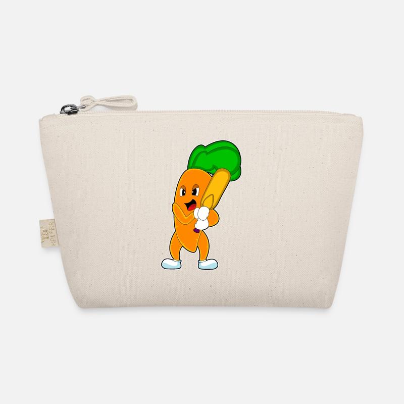 Karotte Cricket Cricketschläger Bio-Täschchen