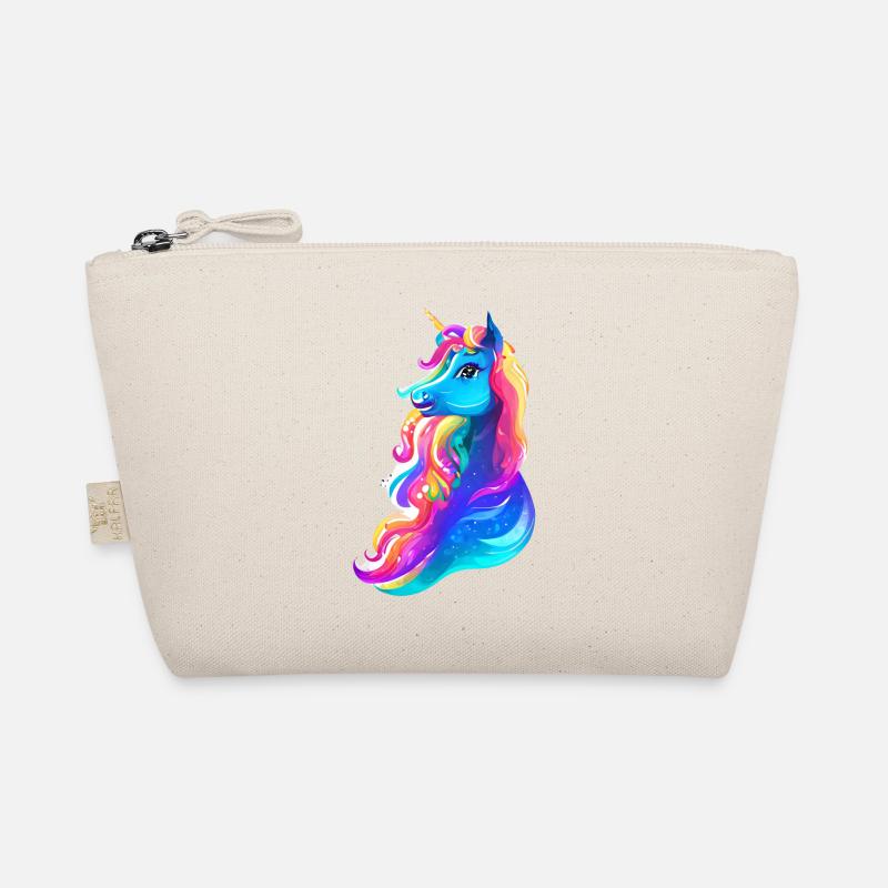 Unicorn Mädchen Einhorn Fabeltier Einhörner Bio-Täschchen