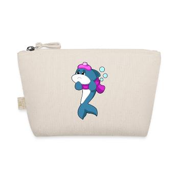 Delfin Wärmflasche - Bio-Täschchen - Natur - Vorne