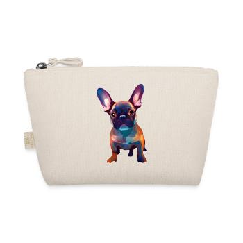 Bulldog dog dog owner dogs dog owner - Organic Pouch - nature - Front