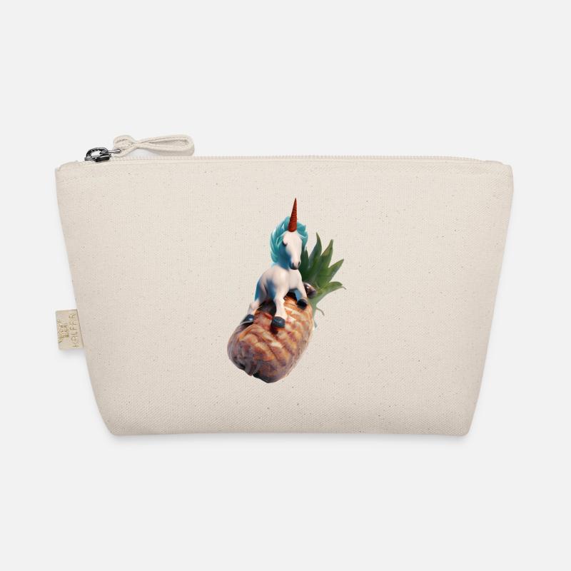 Ananas Einhorn - Tropisches Einhorn Bio-Täschchen