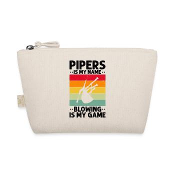 Bagpipes for pipers and Scots - Organic Pouch - nature - Front